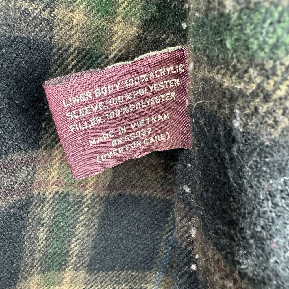 Newport Harbor Men's 2XL Chore Jacket Army Green Barn Canvas Ranch Zip Out Liner - Picture 5 of 9
